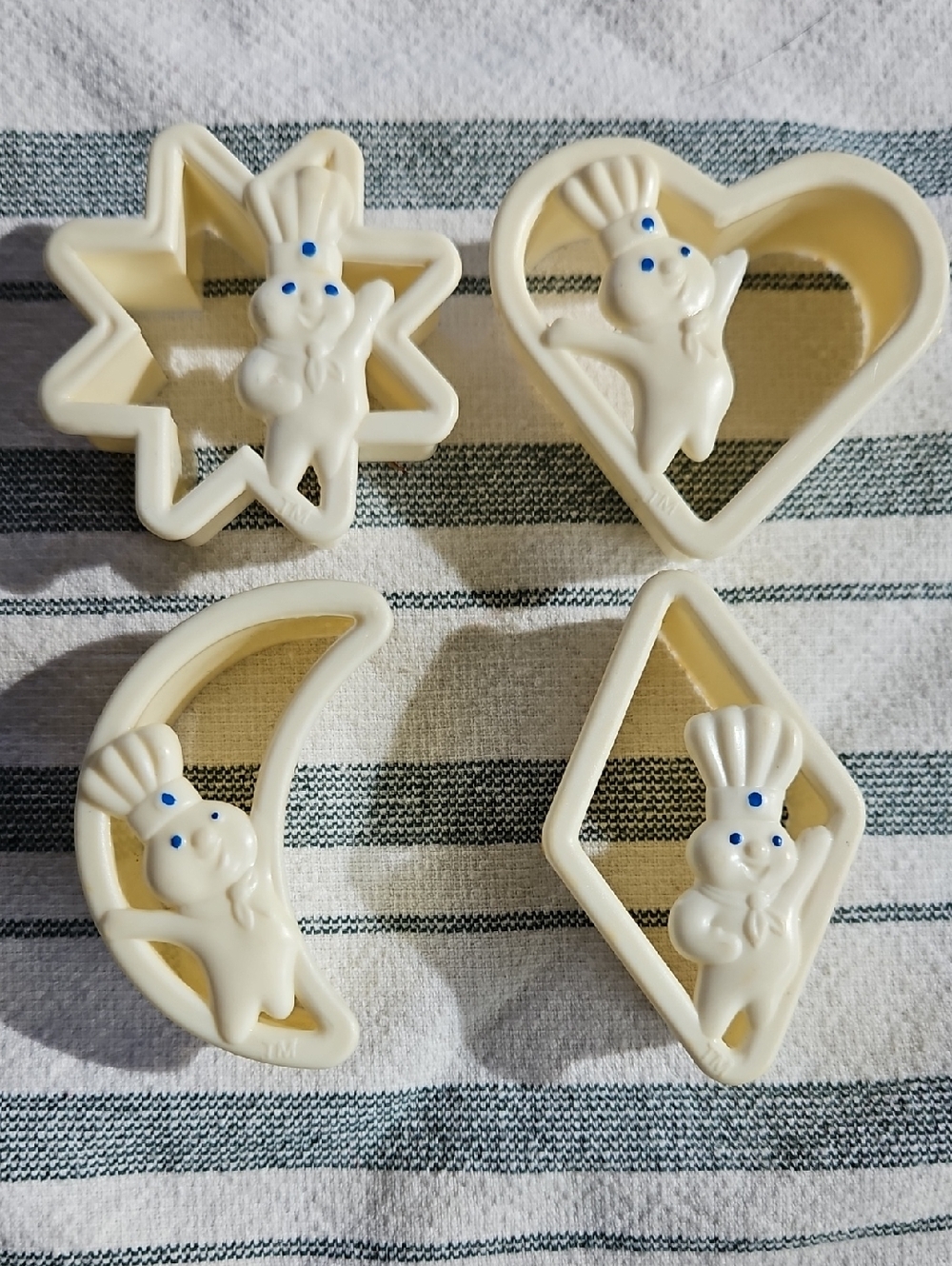 Pillsbury Doughboy Cookie Cutters Set - 4 Pack